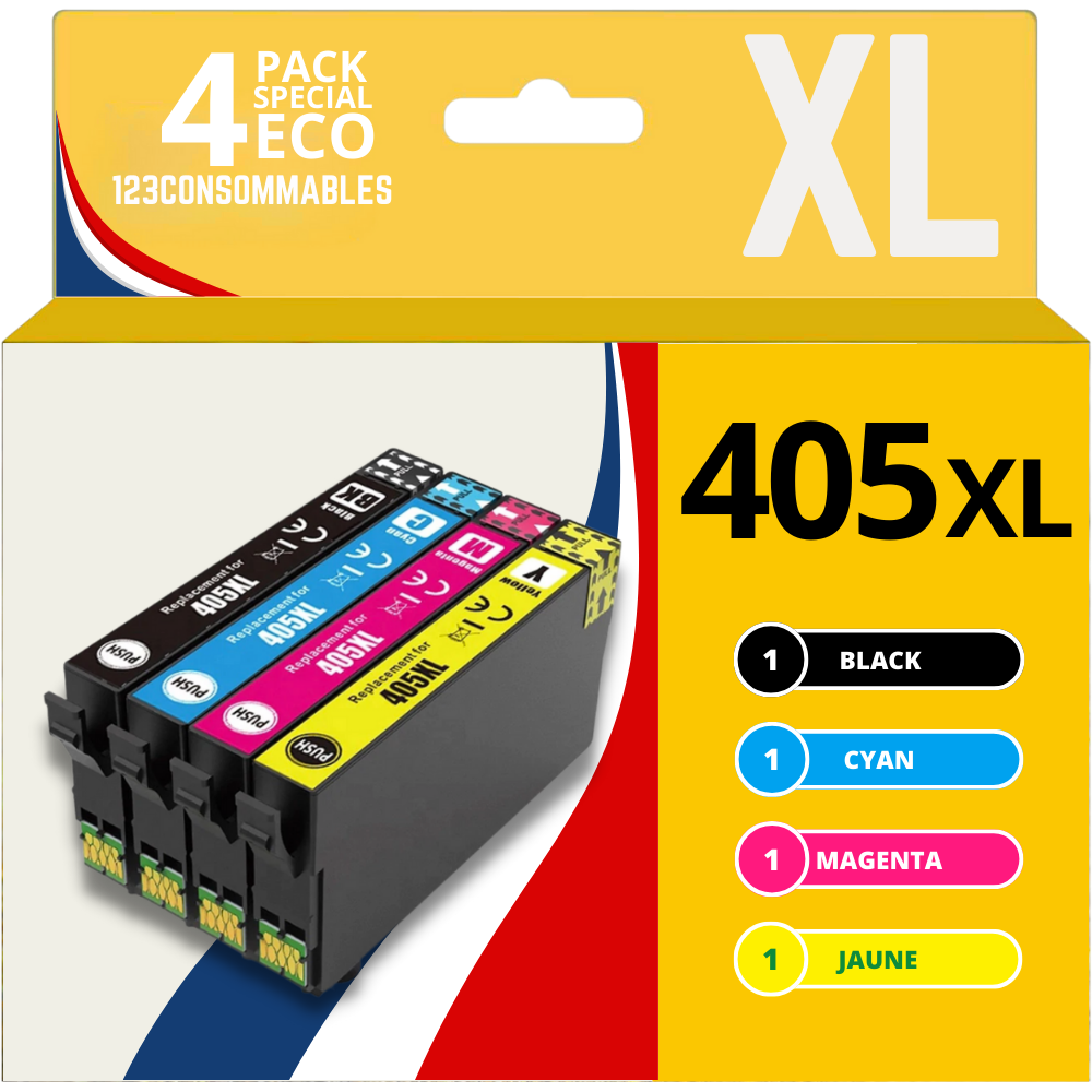 Pack compatible avec EPSON 405XL 4 cartouches
