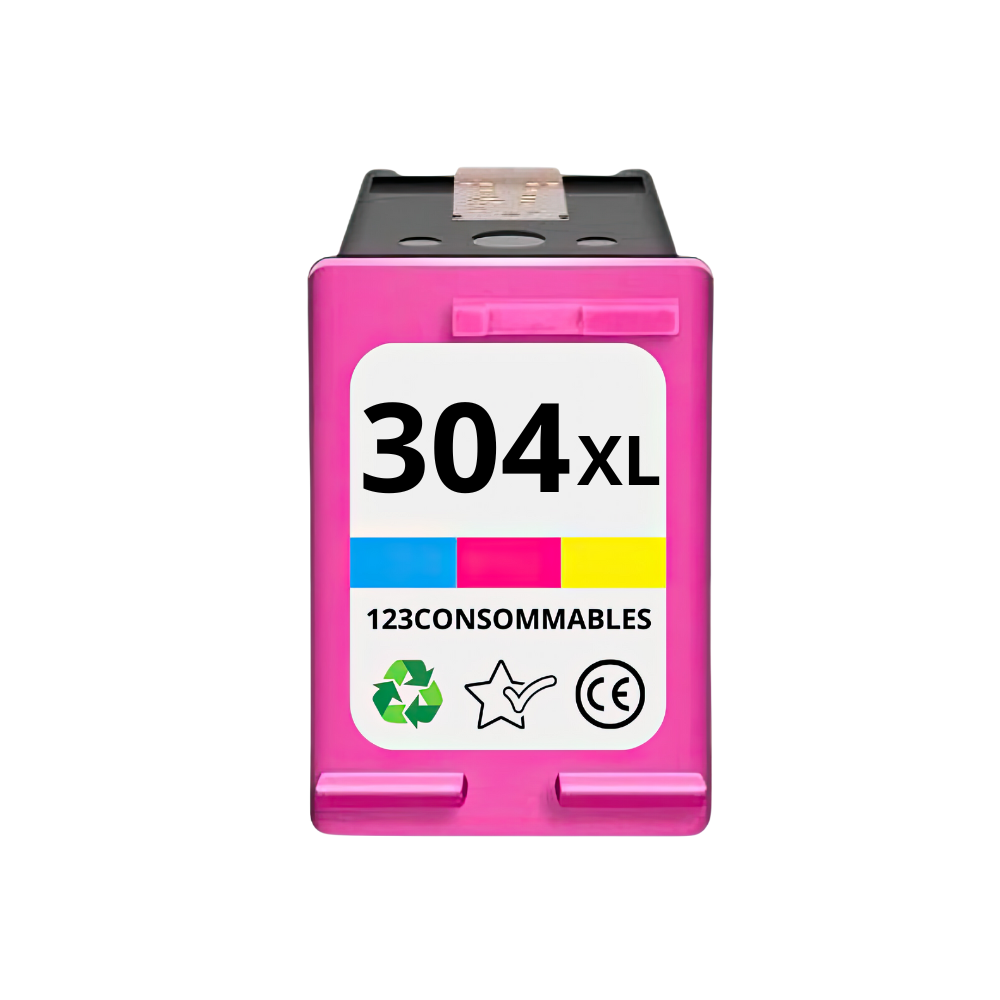HP 304XL Noir et Couleur, Lot de 2 cartouches encre compatibles HP N9K07AE  / N9K08AE