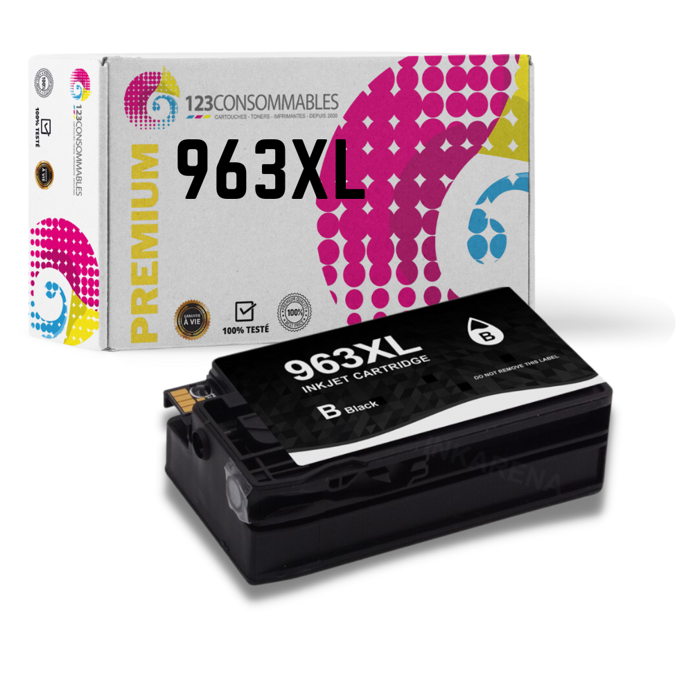 ✓ Pack 4 cartouches compatible avec HP 963XL couleur pack en