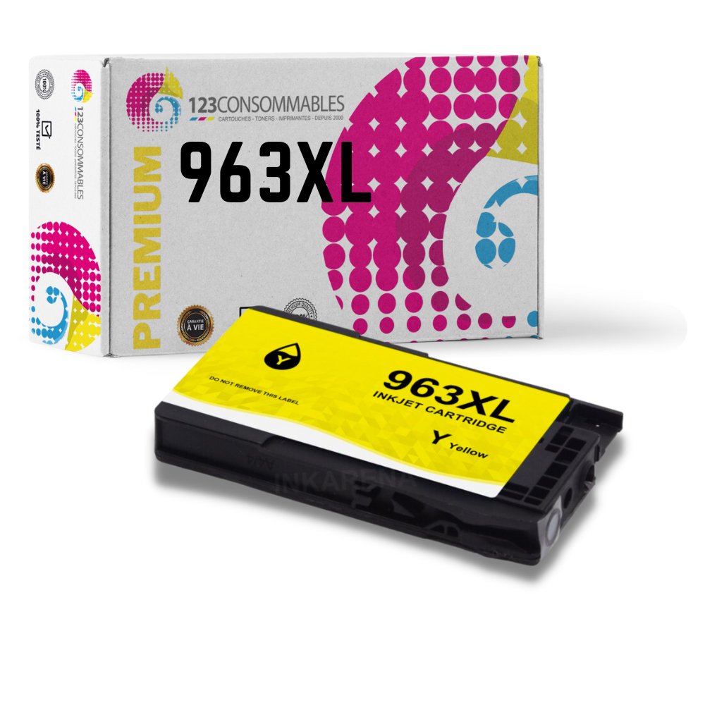 ✓ Pack 8 cartouches compatible avec HP 963XL couleur pack en stock -  123CONSOMMABLES