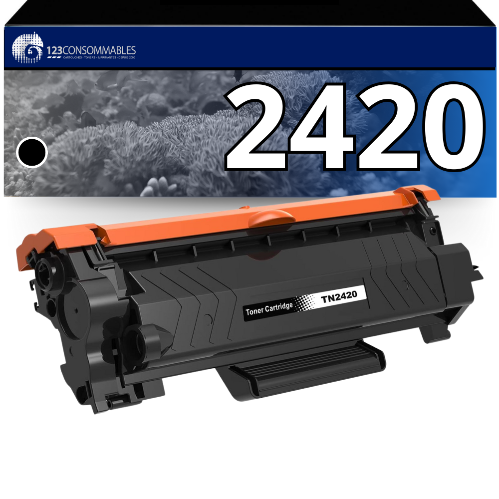 Toner compatible BROTHER TN-2420 noir