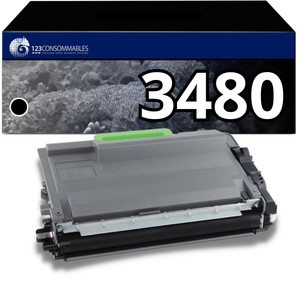 Brother TN-3480 Toner Noir 8000 pages