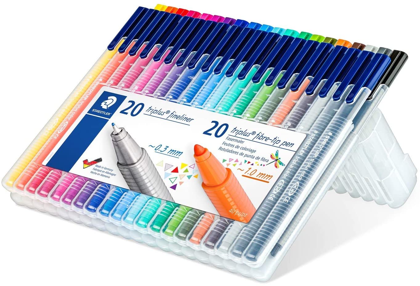 Staedtler Triplus Pack de 20+20 marqueurs