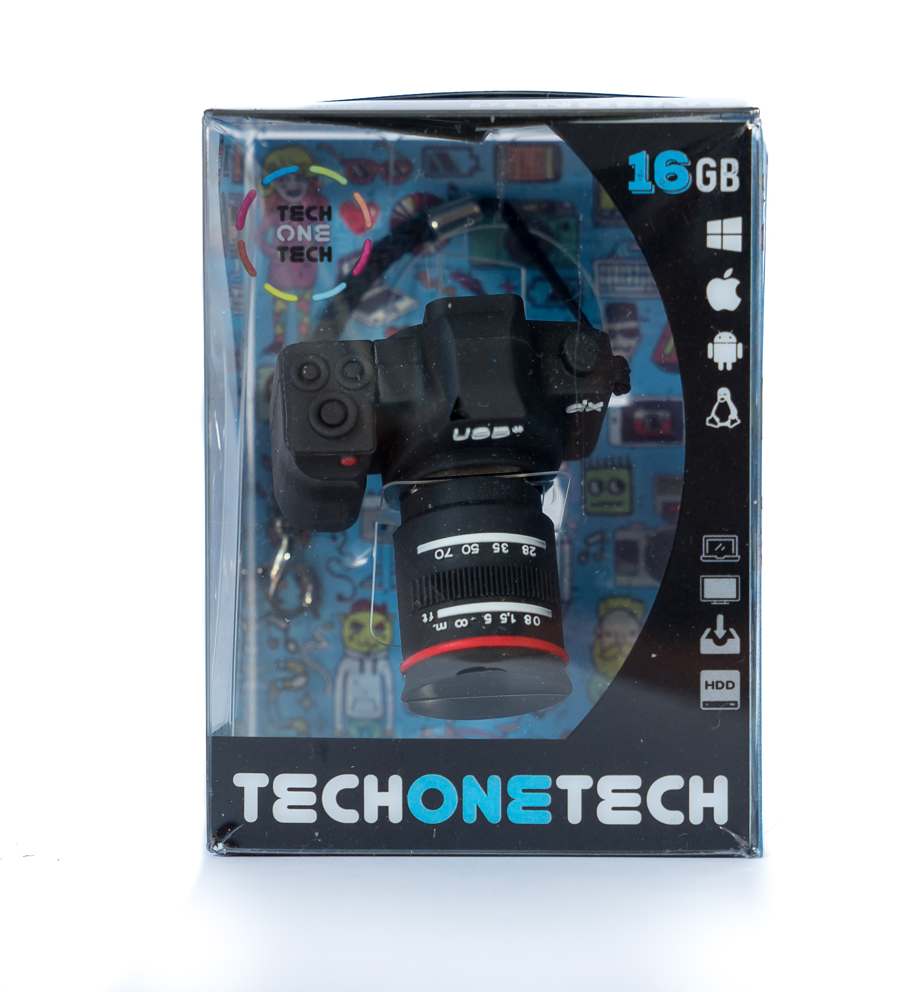 Clé USB TechOneTech Appareil photo USB 2.0 Mémoire 32 Go