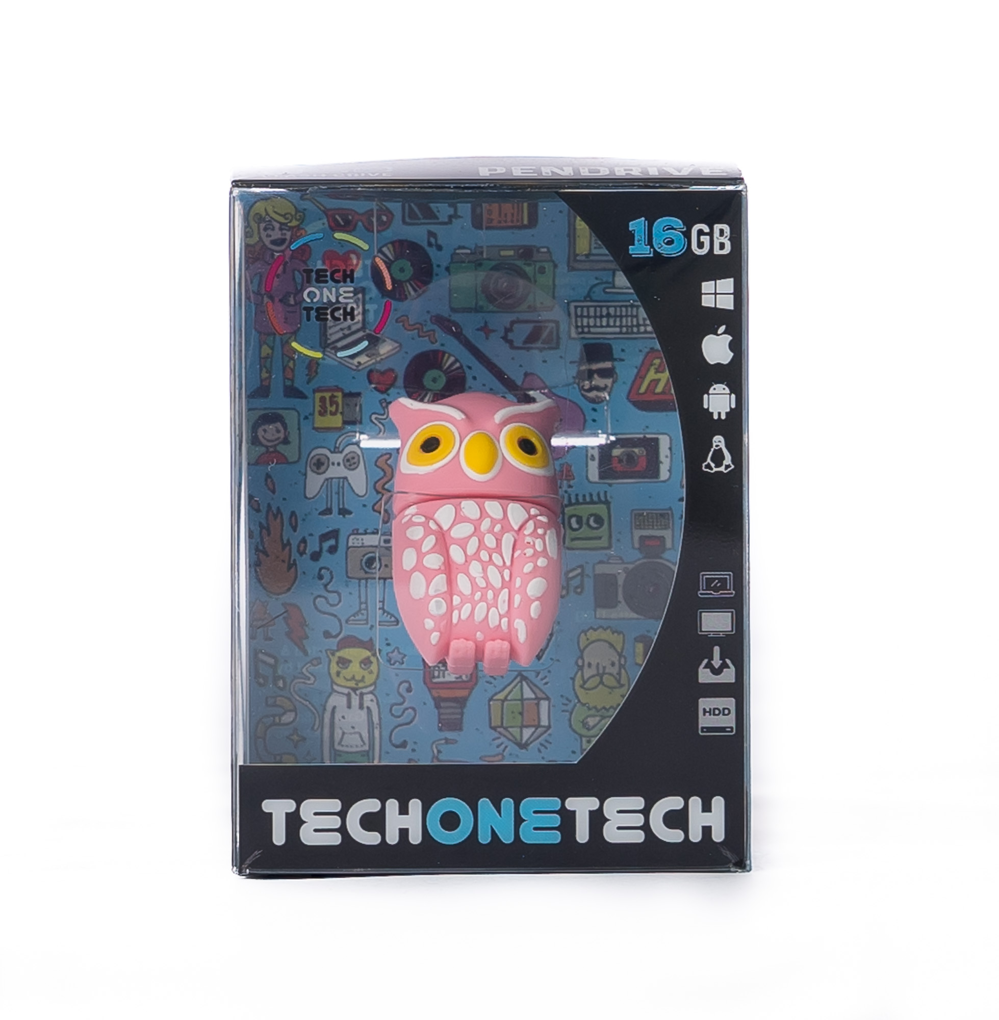 Clé USB TechOneTech Hibou USB 2.0 32 Go