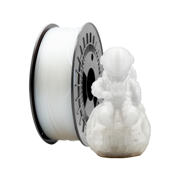 Filament PETG 3D - Diamètre 1.75mm - Bobine 1kg - Couleur Blanche