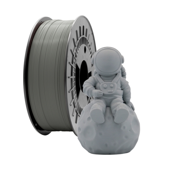 Filament 3D PLA MAT - Diamètre 1,75 mm - Bobine 1kg - Couleur Gris Foncé