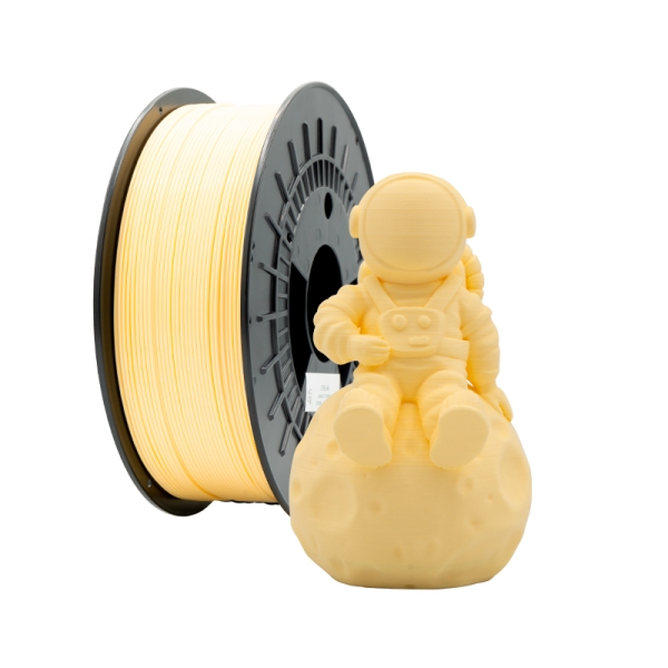 Filament 3D PLA MAT - Diamètre 1,75 mm - Bobine de 1 kg - Couleur Crème