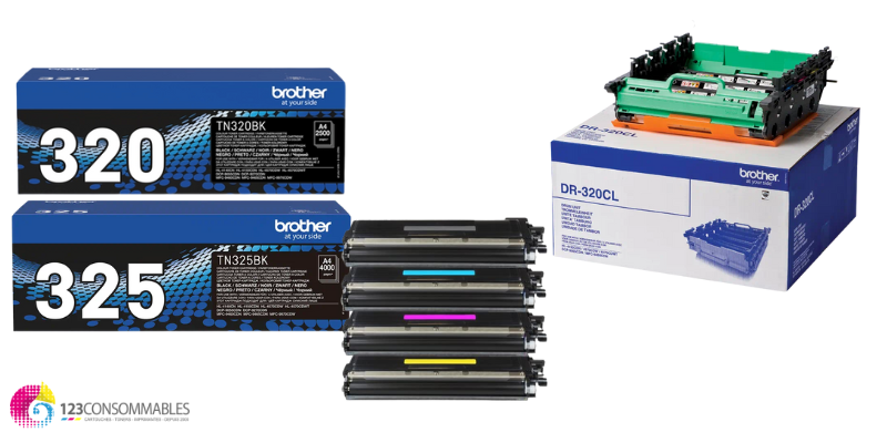 Imprimantes compatibles avec Toner BROTHER TN320 / TN325