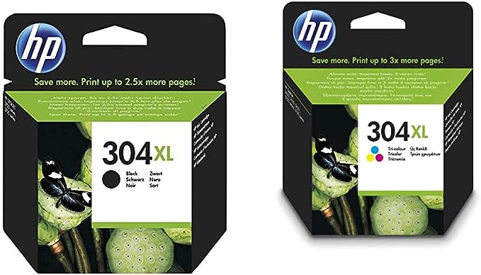 ✓ HP Multipack 304XL (N9K07AE/N9K08AE) noir et couleur couleur