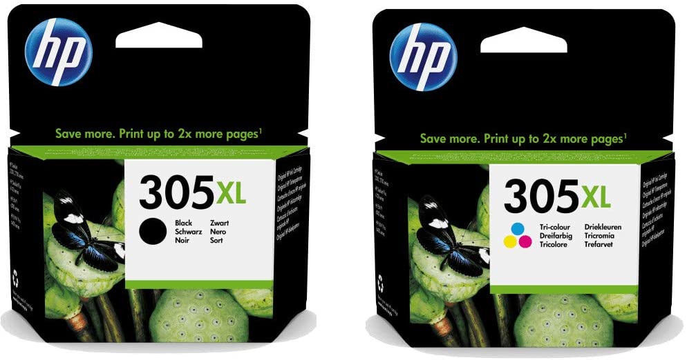 Cartouche d'encre 305 XL Couleur Pour Imprimate HP Deskjet plus