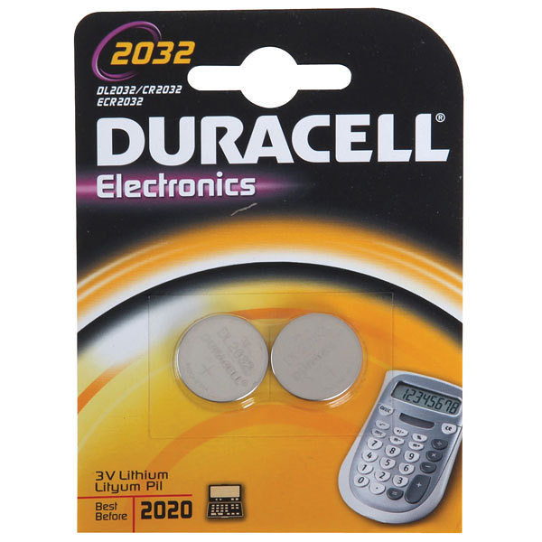 Duracell 2032 Pile bouton lithium 3V, lot de 2, avec Technologie