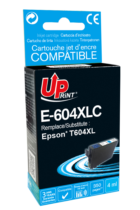 Cartouche d'encre compatible cyan pour imprimante EPSON Expression Home XP  2200 Séries