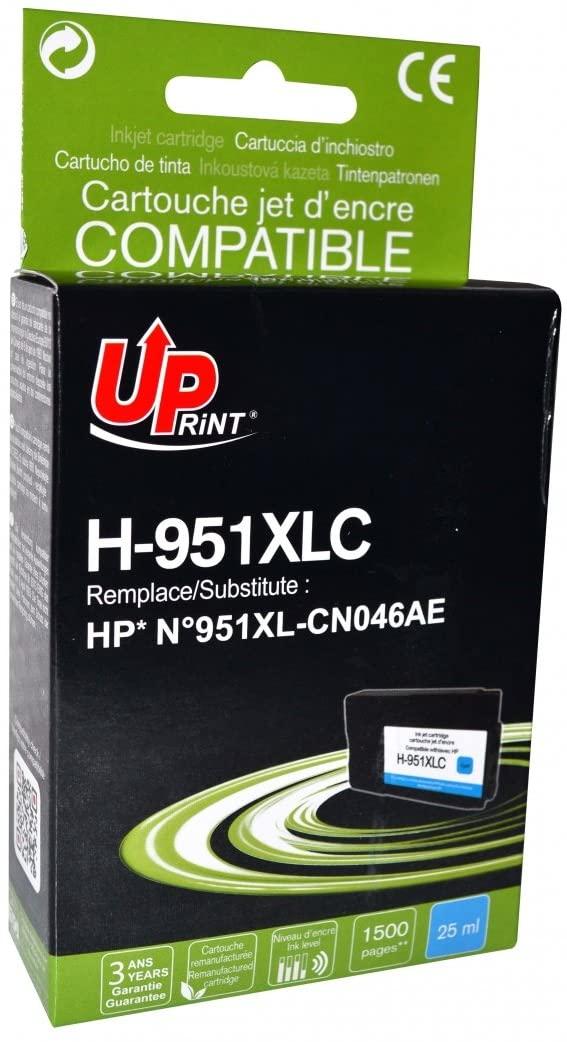 Cartouche d'encre équivalent HP-951XL compatible CN046AE CYAN XL