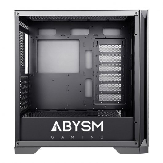 Abysm Gaming Danube Mura Pro Boîtier tour ATX, EATX, ITX, micro ATX - 3,5" et 2,5" - USB-C 3.2, USB-A 3.2 et audio - Prend en charge le refroidissement liquide