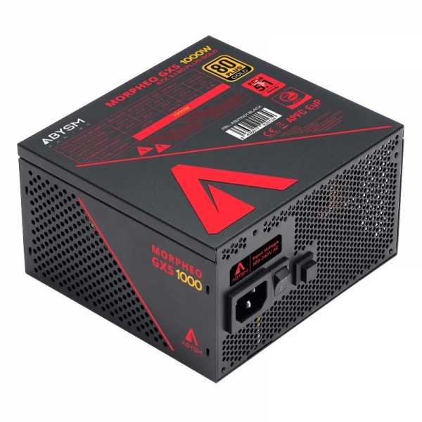 Abysm Gaming Morpheo GX5 Alimentation 1000 W 80 Plus Gold entièrement modulaire 1000 W ATX – Ventilateur 120 mm