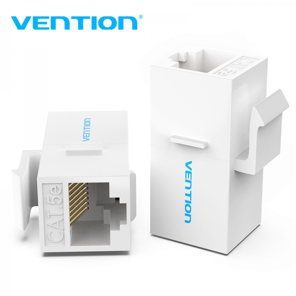 Adaptateur de connecteur Vention RJ45 Cat5 UTP femelle vers femelle - Blanc