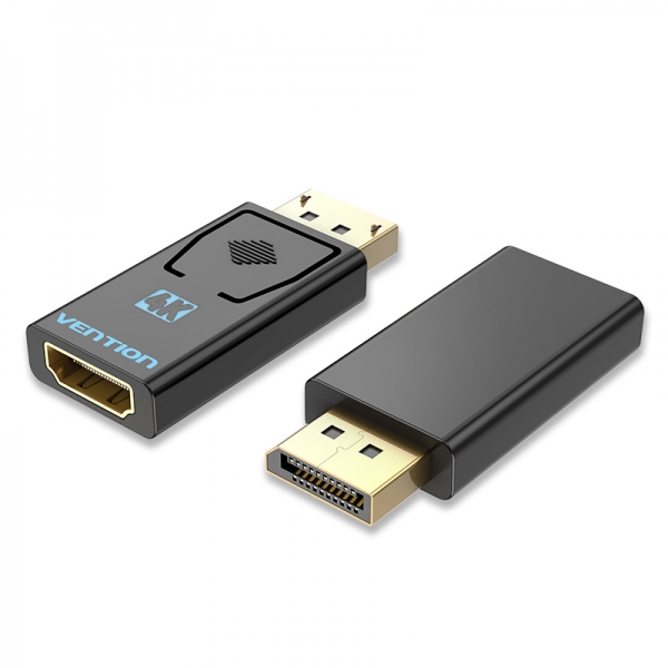 Adaptateur Displayport mâle vers HDMI femelle Vention - Noir