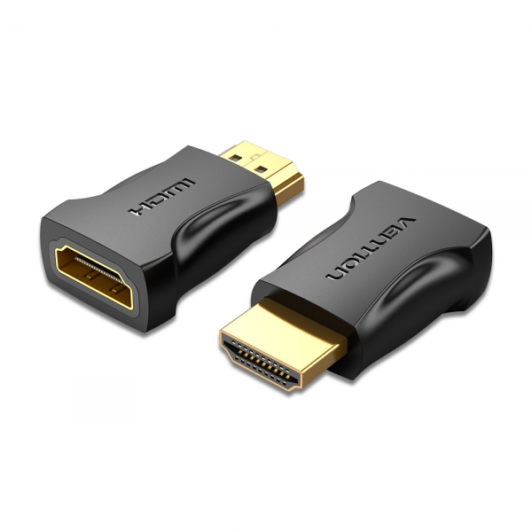 Adaptateur HDMI mâle vers HDMI femelle 4K Vention - Noir