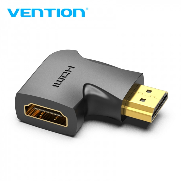 Adaptateur HDMI Mâle vers HDMI Femelle Vention 4K 90º - Couleur Noir