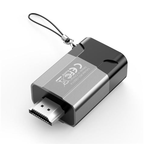 Adaptateur HDMI XO - Prend en charge jusqu'à 1080P - Aluminium - Couleur Noir