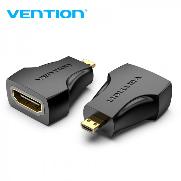 Adaptateur Micro HDMI mâle vers HDMI femelle Vention - Noir