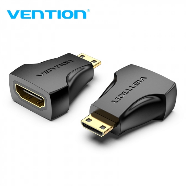 Adaptateur Mini HDMI mâle vers HDMI femelle Vention - Noir