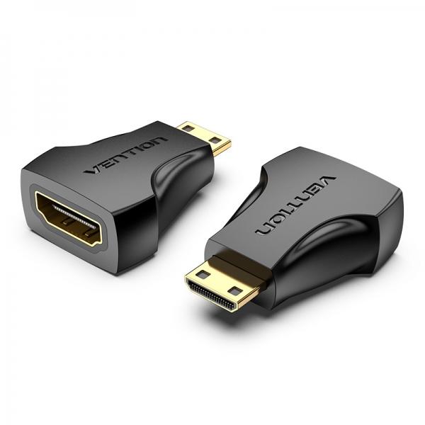 Adaptateur Mini HDMI mâle vers HDMI femelle Vention - Noir