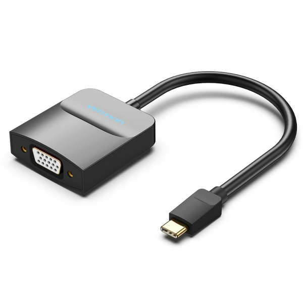 Adaptateur USB-C mâle vers VGA femelle Vention - Noir