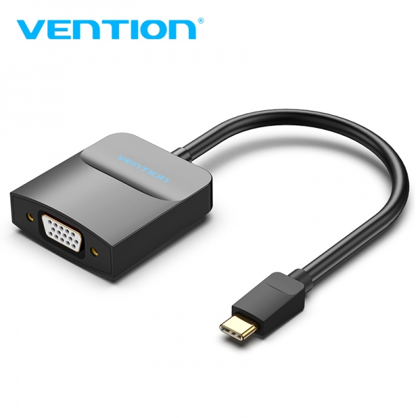 Adaptateur USB-C mâle vers VGA femelle Vention - Noir