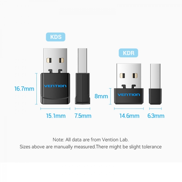 Adaptateur USB vers WiFi Vention 150Mbps - Noir