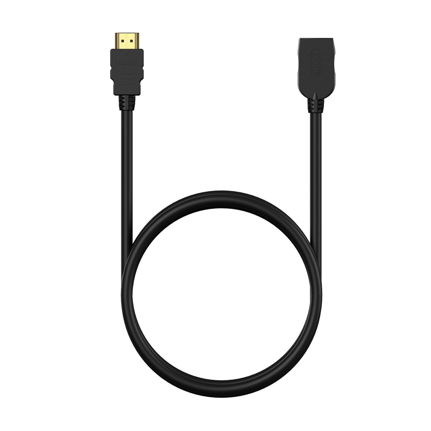 Aisens Câble Extender HDMI V2.0 Premium Haute Vitesse / HEC 4K@60HZ 18GBPS - A/MA/H - 1.0M - Couleur Noir