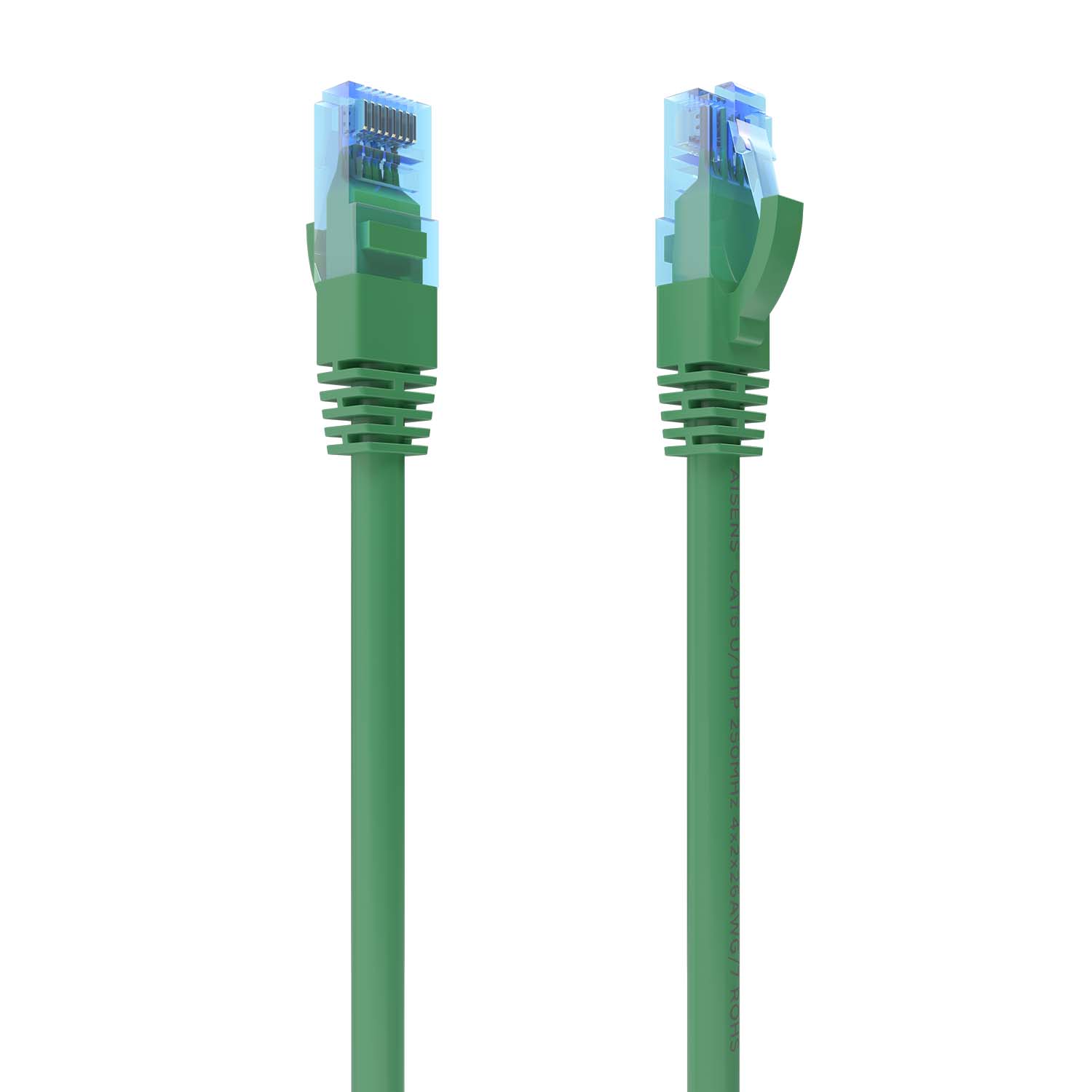 Aisens Câble réseau Cordon de brassage RJ45 Cat.6 UTP AWG26 CCA - 5,0 m - Couleur verte