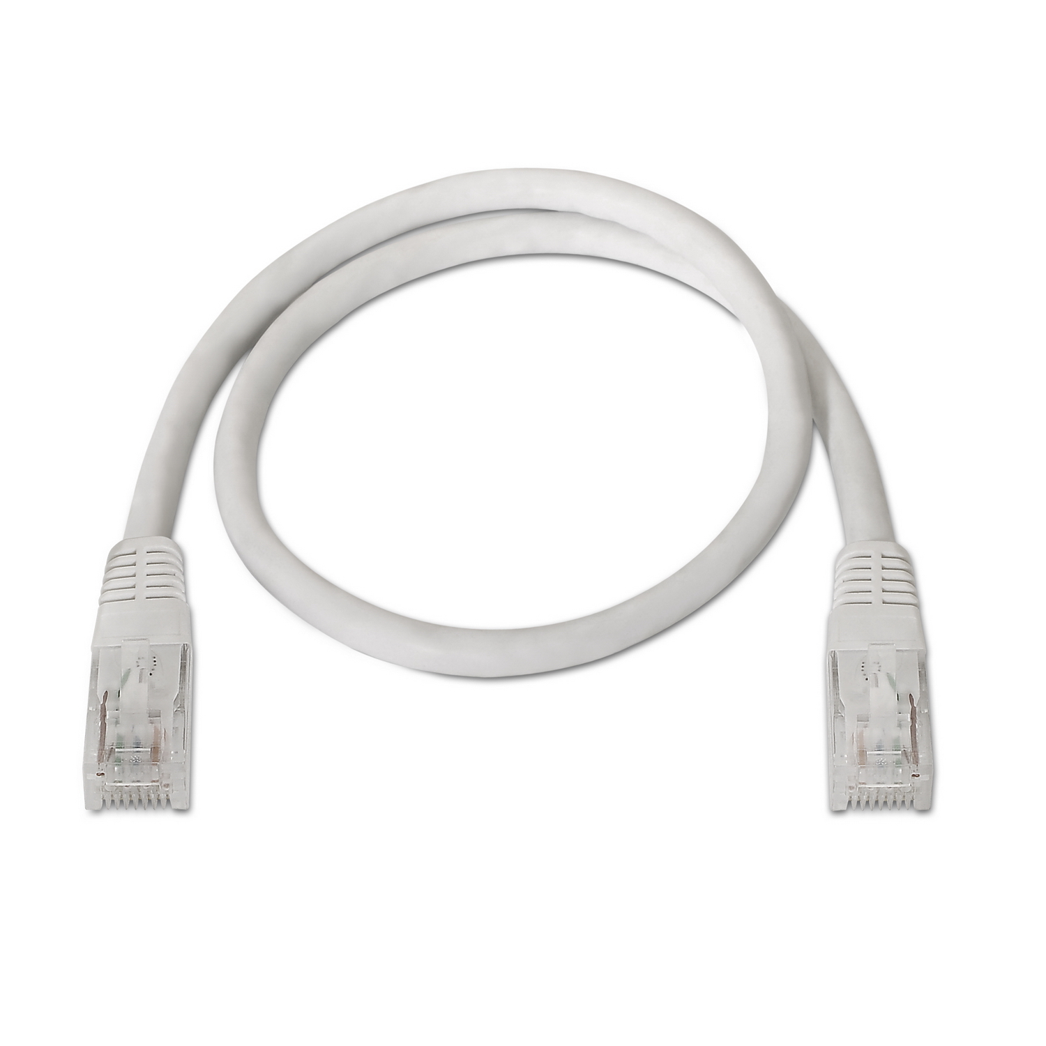 Aisens Câble Réseau Patch Cord RJ45 Cat.5e UTP AWG24 - 0.5m - 10/100 Mbit/s - Couleur Blanche