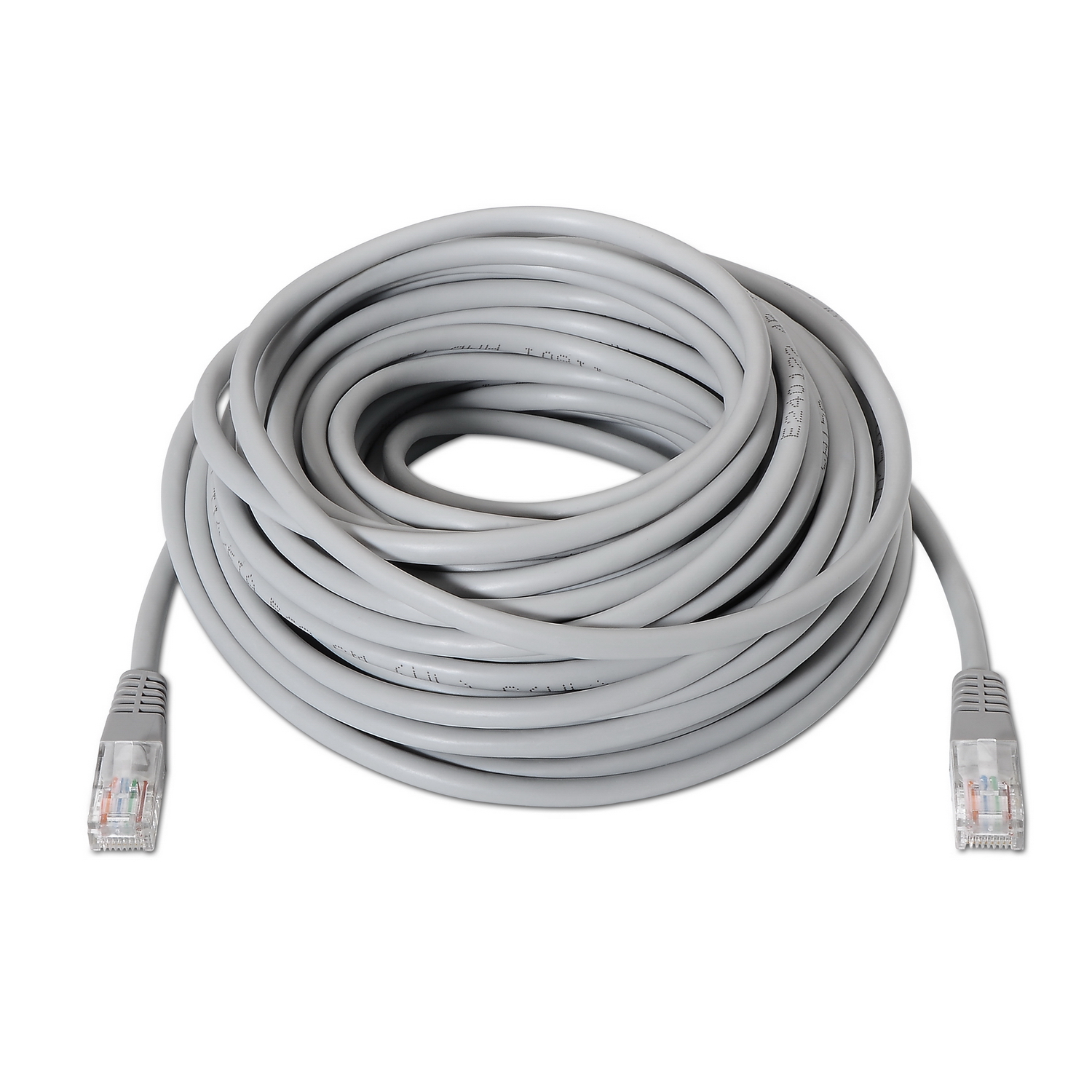 Aisens Câble Réseau Patch Cord RJ45 Cat.6 UTP AWG24 - 10m - 10/100/1000 Mbit/s - Couleur Gris