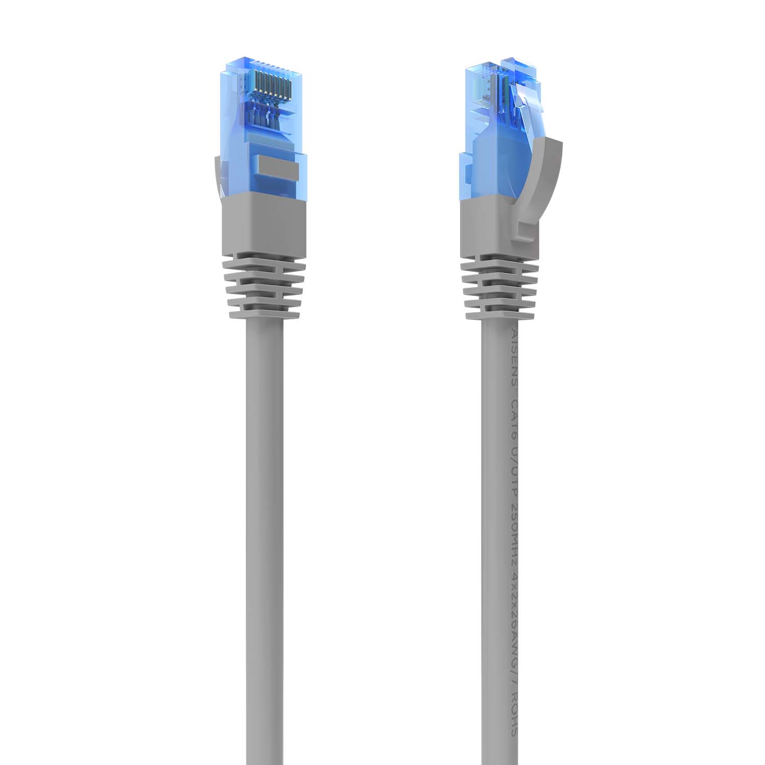 Aisens Câble réseau Patch Cord RJ45 Cat.6 UTP AWG26 CCA - 0,5 m - Couleur Grise