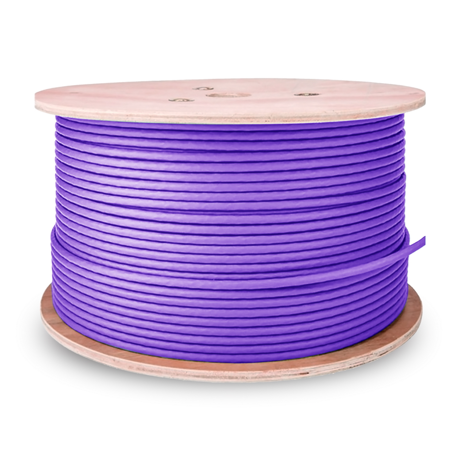 Aisens Câble Réseau RJ45LSZH Cat.6 UTP Rigide AWG23 CCA (Alliage) - 305m - Couleur Violet