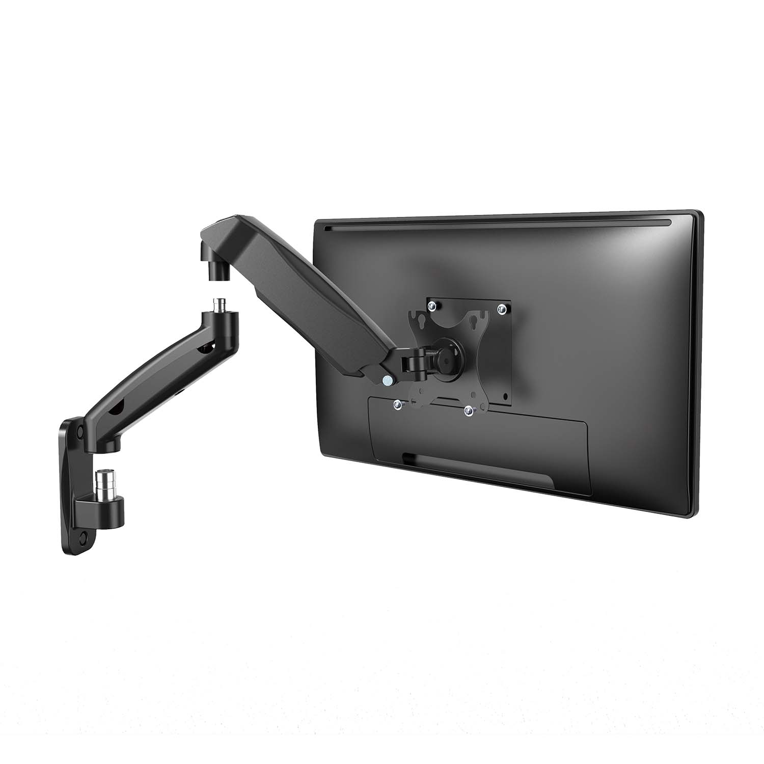 Aisens PRO Support Mural Contrepoids Pivotant et Inclinable pour Moniteur/TV 9kg (3 Pivots - 1 Bras) de 17-32 - Couleur Noir