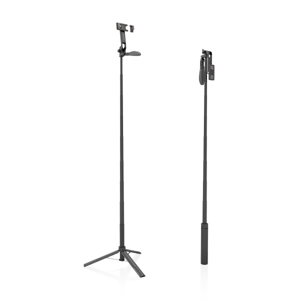 Aisens Selfie Tripod Stick avec télécommande Bluetooth 3 en 1 - Noir