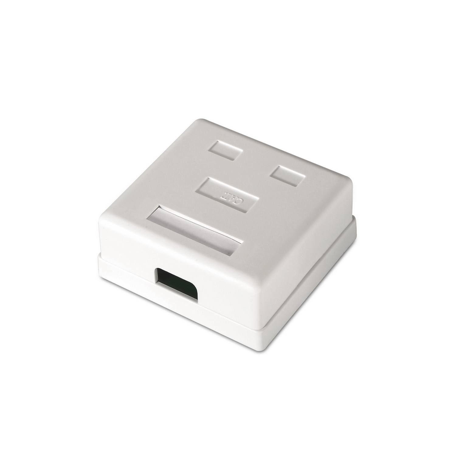 Aisens Surface Rosette RJ45 Cat.6 UTP 2 Prises - Couleur Blanche