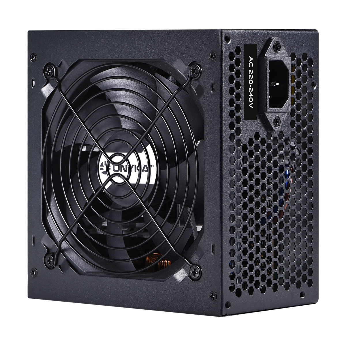 Alimentation Unykach ATX Courage II 750 W - PFC actif - Haute efficacité - Ventilateur 120 mm