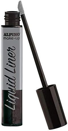 Alpino Make-up Liquid Liner Pack avec 2 flacons de maquillage liquide avec applicateur - Se lave à l'eau - Testé dermatologiquement - Couleurs noir et blanc