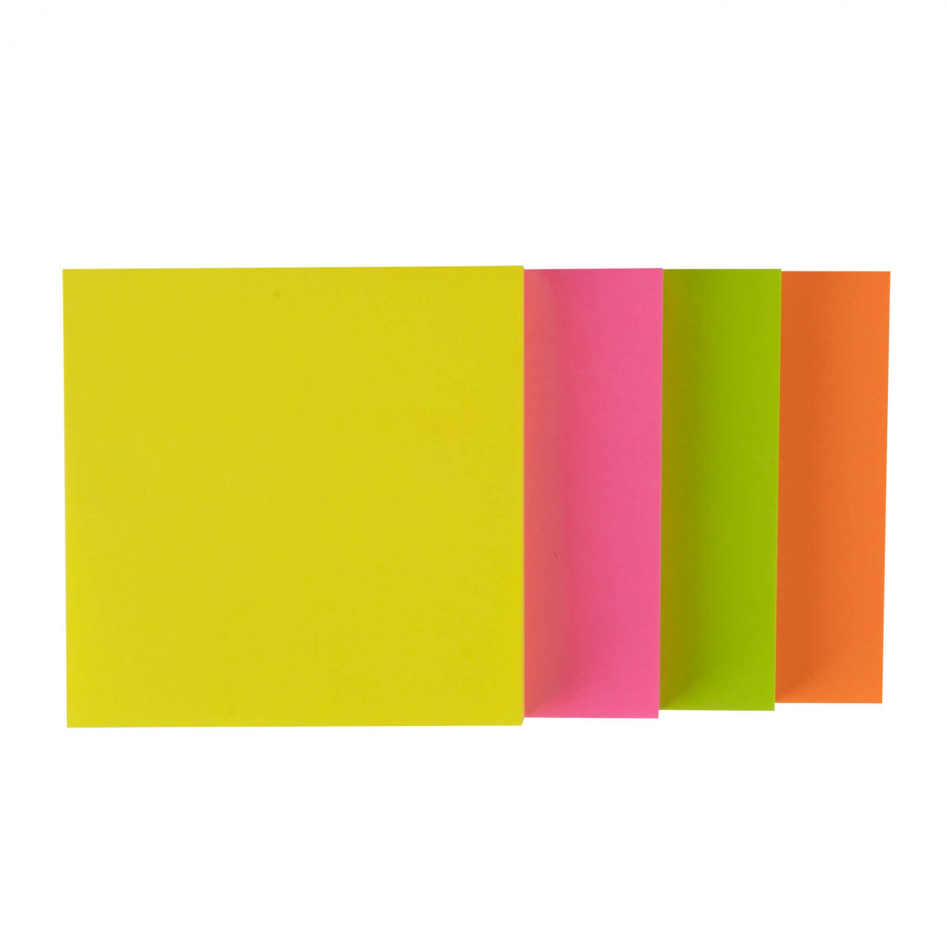 Apli Funny Cube de 400 Notes Autocollantes 75 x 75 mm - Couleurs Fluorescentes Assorties