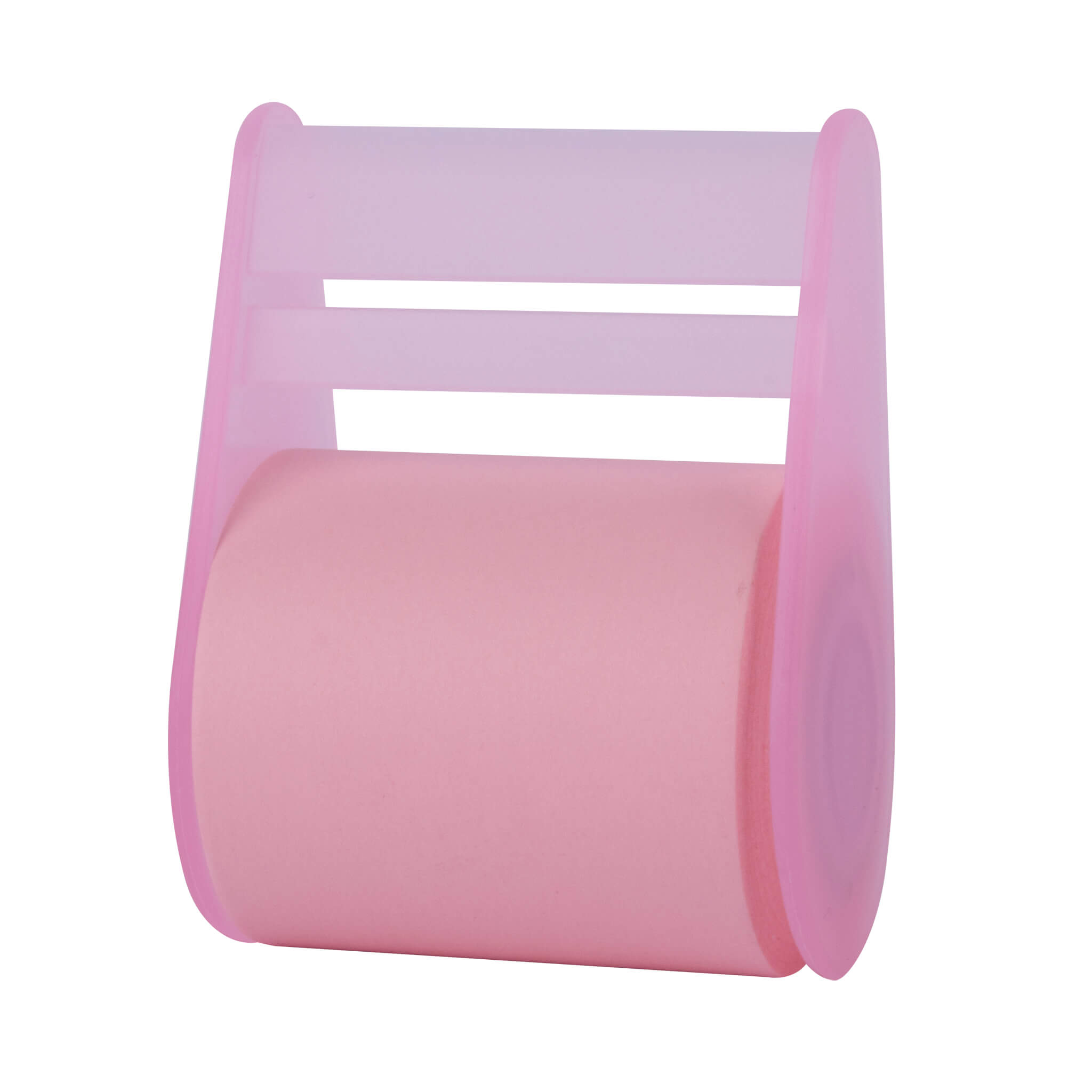 Apli Rouleau Distributeur de Notes Adhésives 50mm x 8m - Facile à Utiliser - Adhésif de Qualité - Design Ergonomique - Rose Pastel