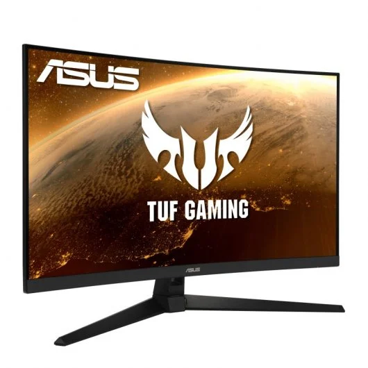 Asus TUF Gaming Monitor Curved 31.5" LED QHD 165Hz FreeSync Premium - Réponse 1ms - Haut-parleurs intégrés - Angle de vision 178º - 16:9 - HDMI, DisplayPort - VESA 100x100mm