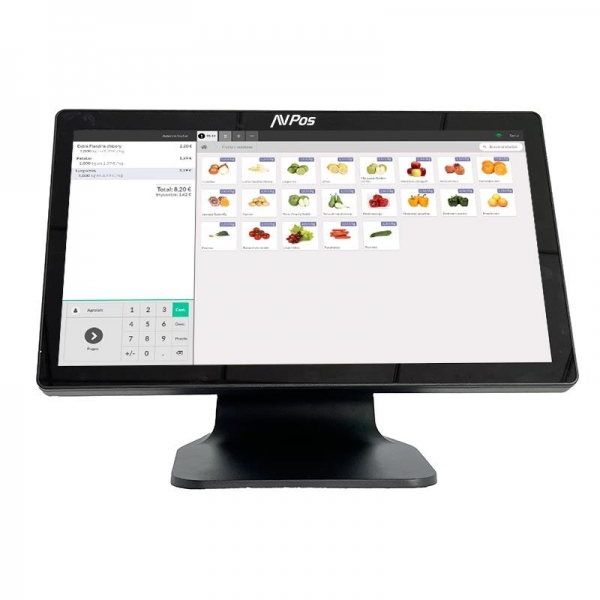 AVPos POS K4000 Max 18.5 Touch - I3 - Mémoire 8 Go - SSD 128 Go - VGA et HDMI - Couleur Noir