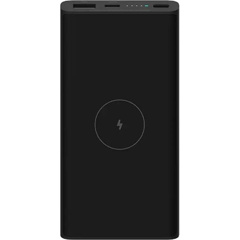 Batterie externe Xiaomi Batterie externe mi wireless power bank essential  noir – 10000 mah – qi 10 w – 18 w avec câble – entrée micro usb – sortie  usb