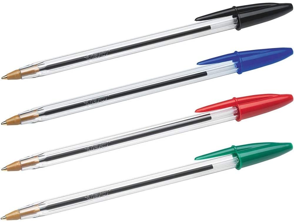 Bic Cristal Pack de 4 Stylos Bille