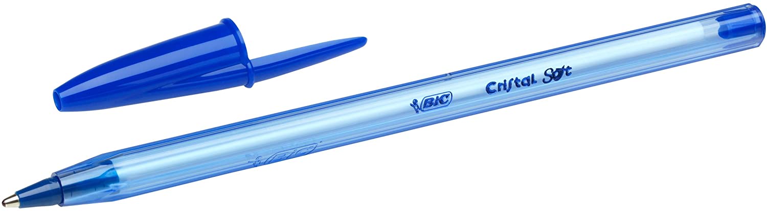 Bic Cristal Soft Lot de 10 stylos à bille