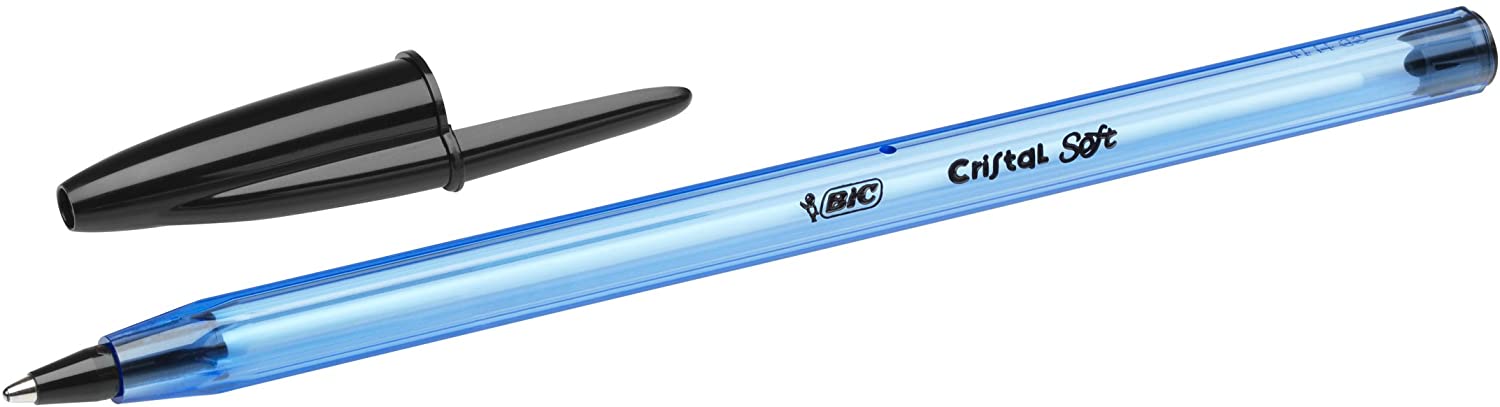 Bic Cristal Soft Lot de 10 stylos à bille